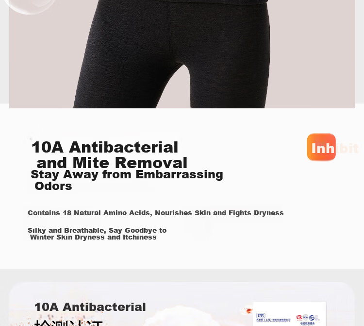 Tingmei | Bargain Cashmere Silk Set Thermal Thickened Warm Women's Autumn Winter Fleece Lined Underwear Pajamas 10