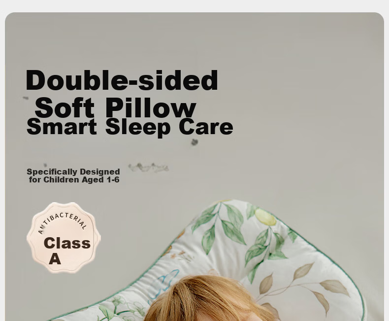 OUYUN Baby Pillow 1-3 Years Old Children's Zoned Spine Protection Shaping Pillow Kindergarten Newborn Gift Castle 1