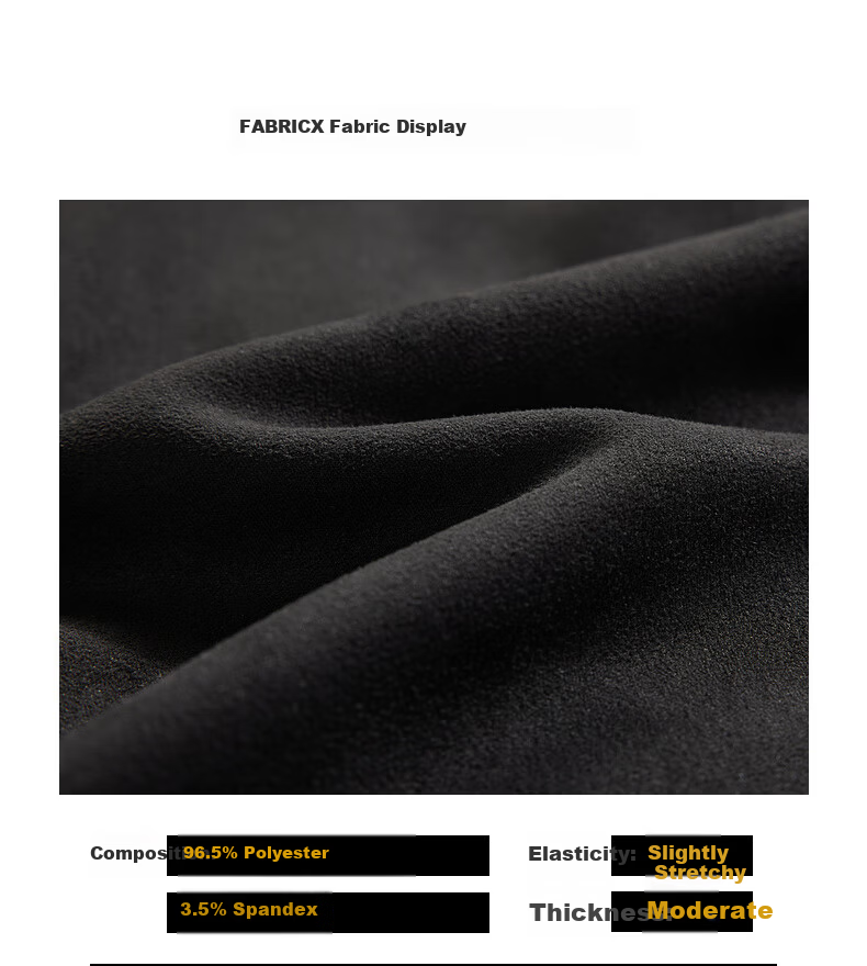 CABBEEN 350G Suede Velvet Men's Jacket Soft Comfortable Faux Suede Velvet Autumn Long Sleeve Coat 6
