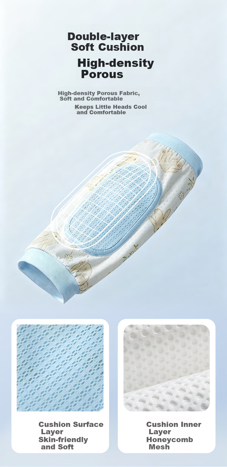 Aibao Baby Arm Cooling Mat Pillow with Gel Beads, Built-in Cooling Nursing Pillow Arm Pad, Baby Holding Ice Pillow Mat Little Lion S594 5