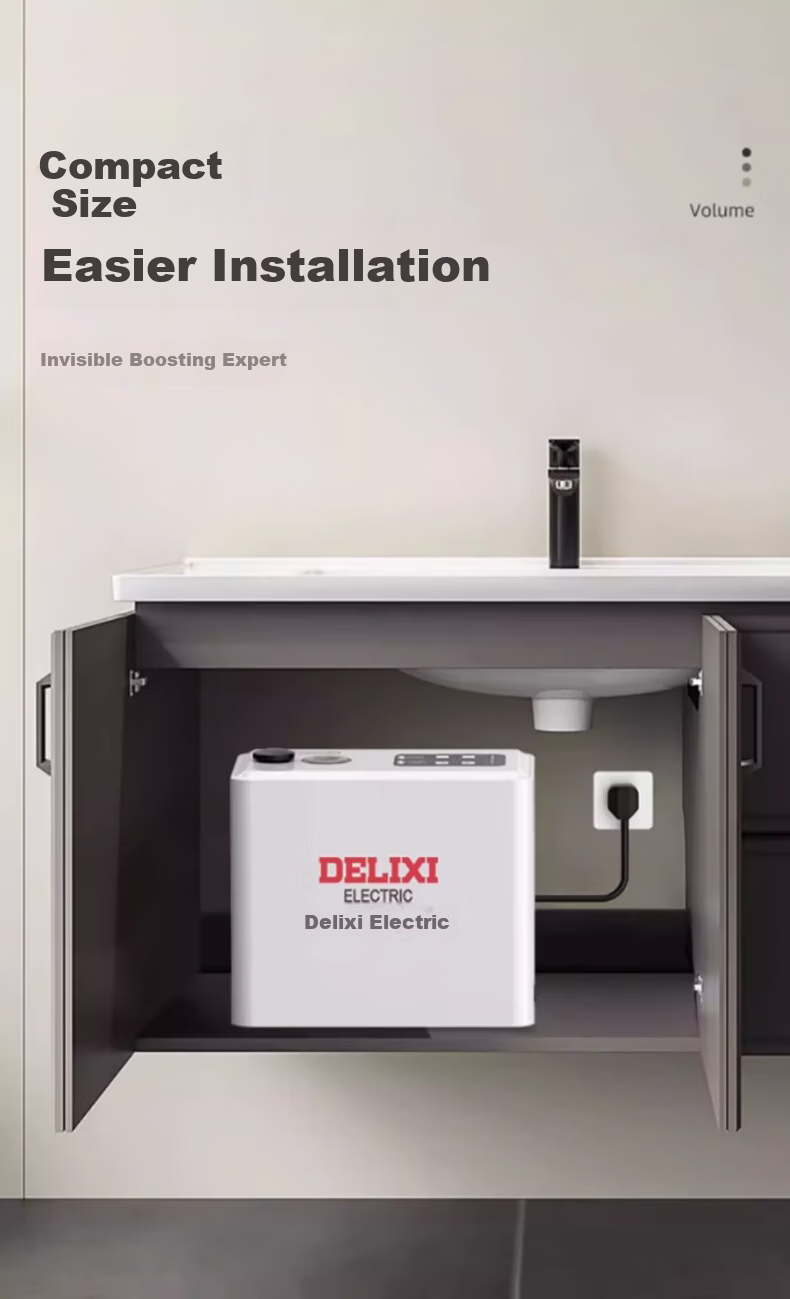 DELIXI Variable Frequency Booster Pump Household Fully Automatic Self-Priming Pump Little White Whale Whole House Water Heater Tap Water Pipeline Booster Pump 13