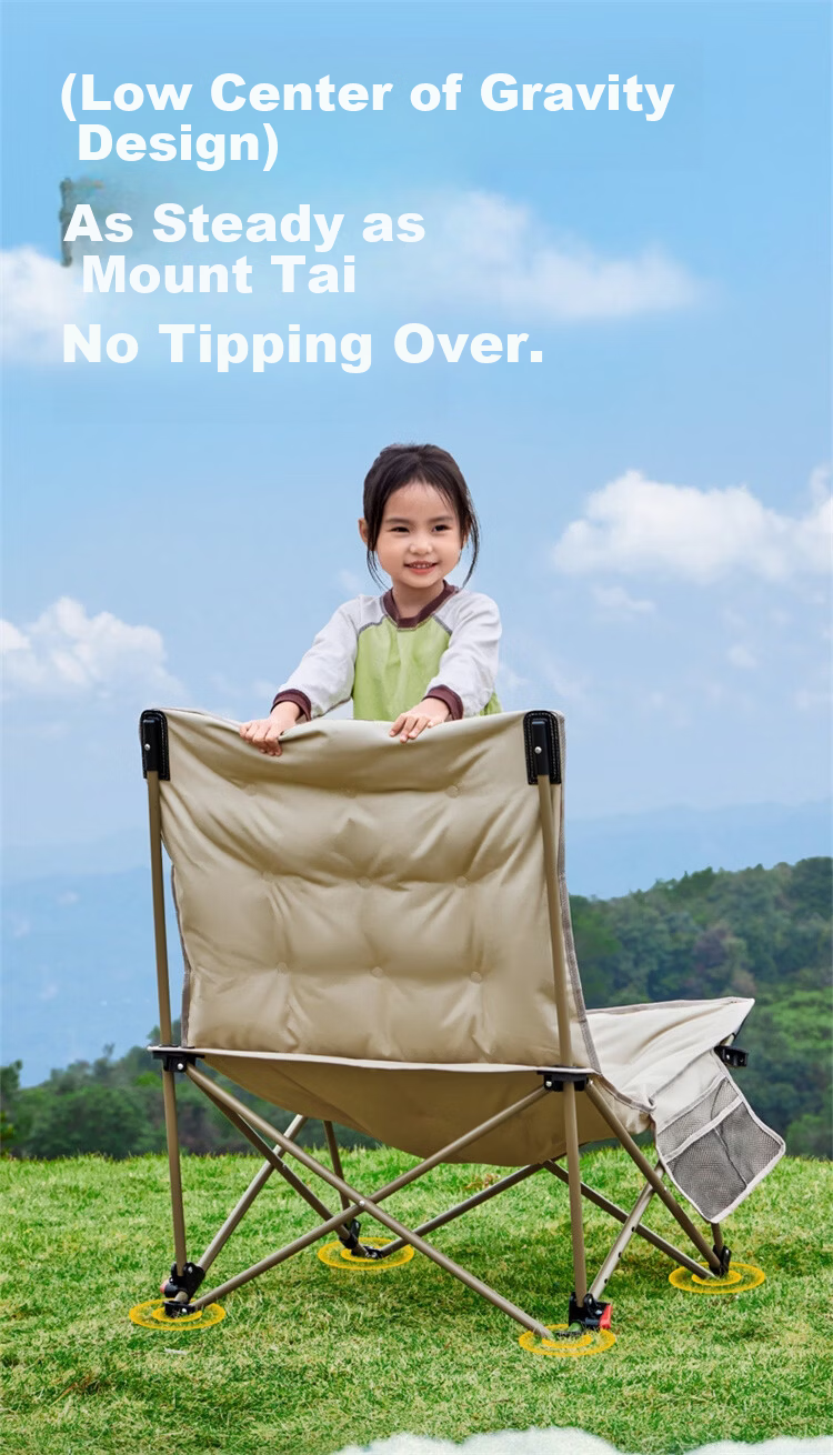 CAMEL Outdoor Reclining Chair Portable Camping Chair Office Nap Chair Dual-Use Sitting and Lying Leisure Home Folding Chair 13