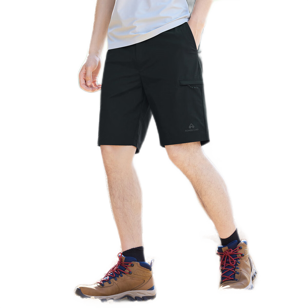 Pioneer Camp Quick-Dry Men's Summer Outdoor Water-Repellent Loose Fit Stretch Sports Casual Cargo Shorts