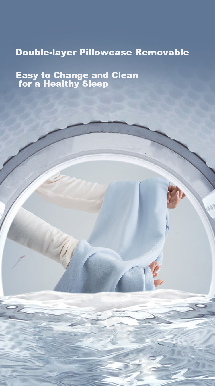 JD Jingzao Deep Sleep Human Body Pillow Full-Length Pregnancy Side Sleeping Leg Hugging Pillow Removable Washable 5