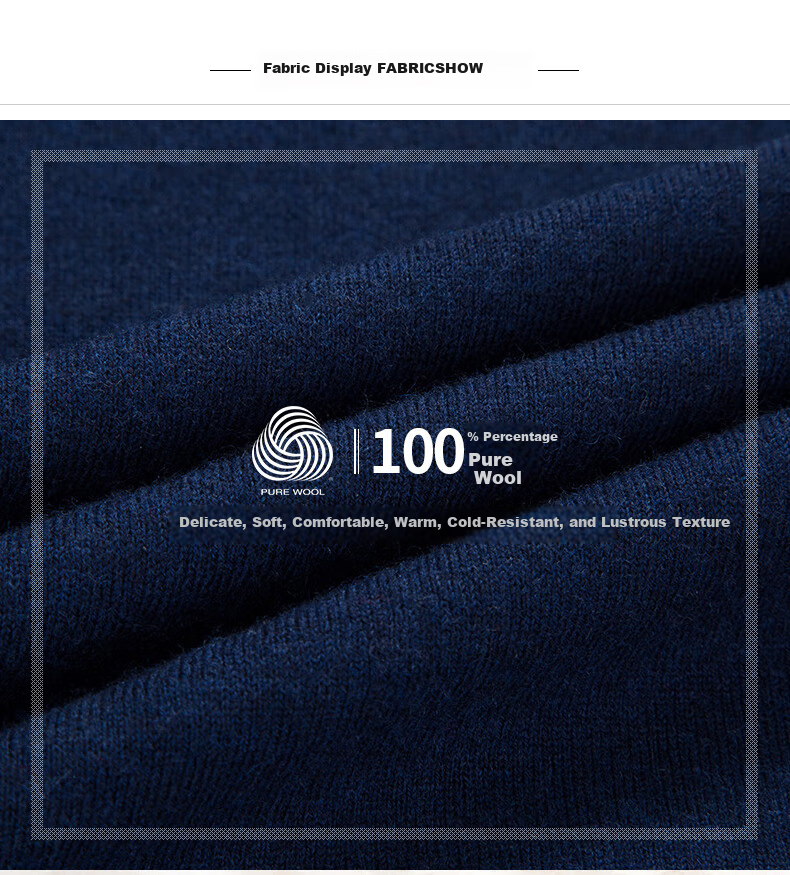 Hengyuanxiang 100% Wool Sweater, Autumn And Winter Round Neck Knit Pullover, Thin Men's Sweater, Medium Gray, L(175) 3