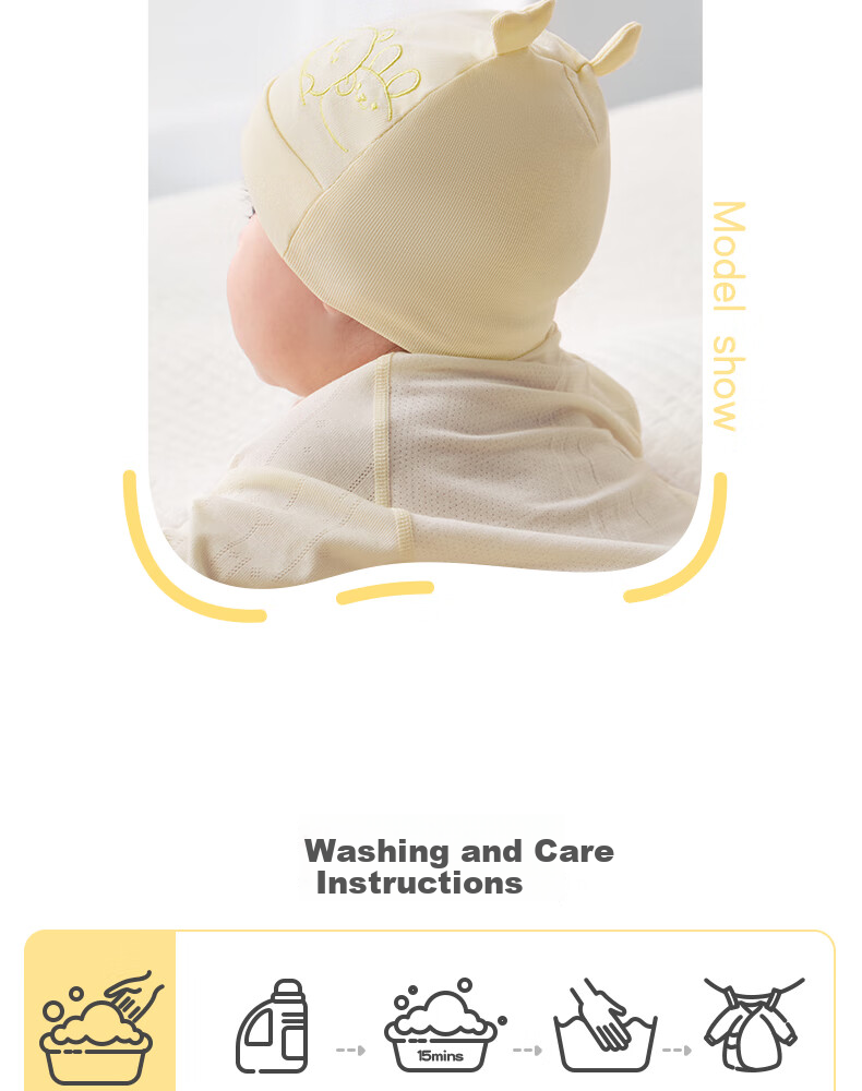 October Crystal Baby Hat Fontanelle Cap Spring Summer Newborn Infant Hat Unisex Baby 7A Antibacterial Class A 0-3-6 Months 38