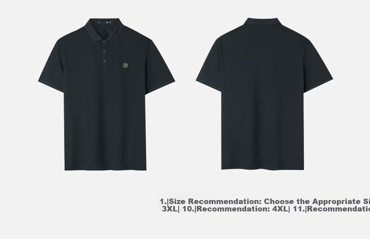 HLA Hailan Home Men's Polo Shirt 26 Mountain Cool Touch Printed Short Sleeve Summer 11
