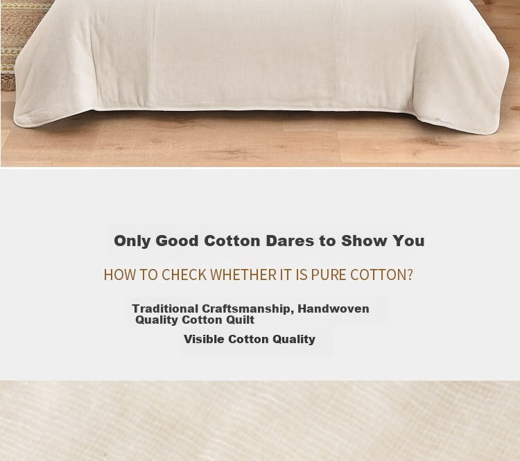 Ranpai Hotel Bedding Set, Pure Cotton, Includes Quilt, Mattress Pad, And Pillow, Three-Piece Set, Duvet Insert 3 Jin (1.5 Kg), for 1.2-Meter Bed, White 9