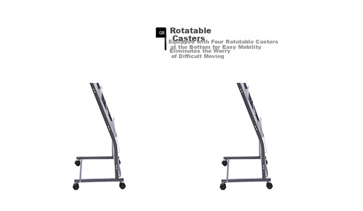 GuangBo 1.23m High 4-Tier Newspaper Rack/Magazine Rack/Book Rack/Display Rack/Metal Floor Storage Rack Brochure Holder Office Supplies SZZ5515 3