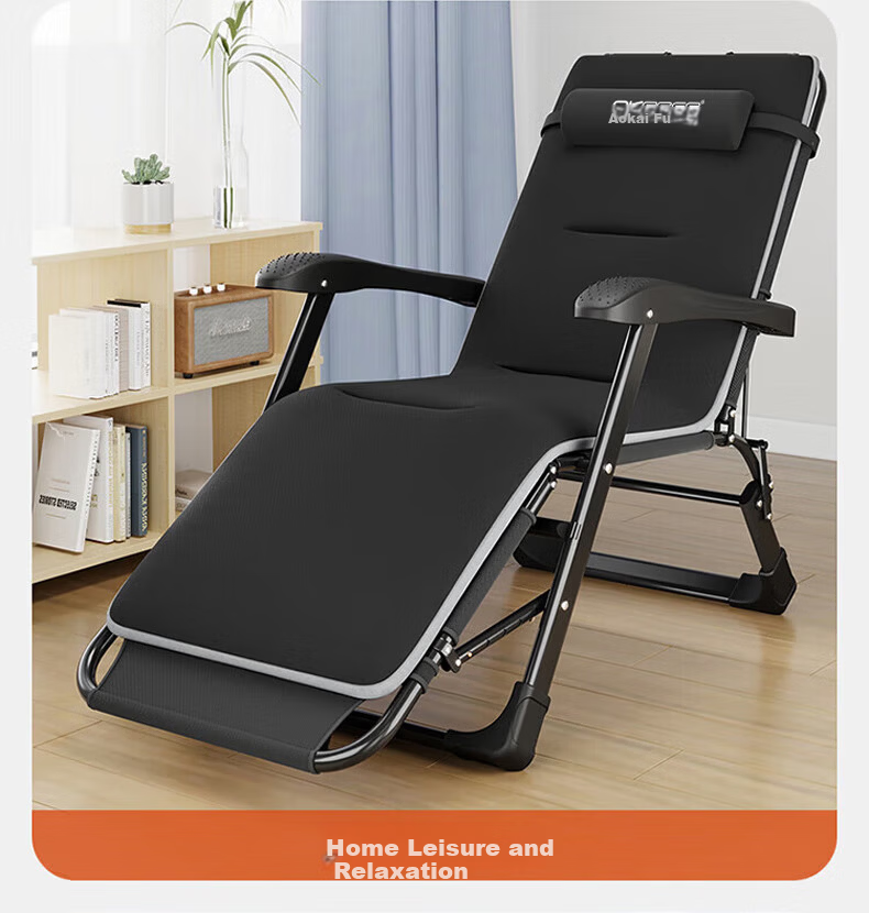 OKeefe Folding Bed Recliner Single Office Nap Bed Folding Chair Nap Chair Camp Bed Nap Sleeping Bed Sit and Lie 12