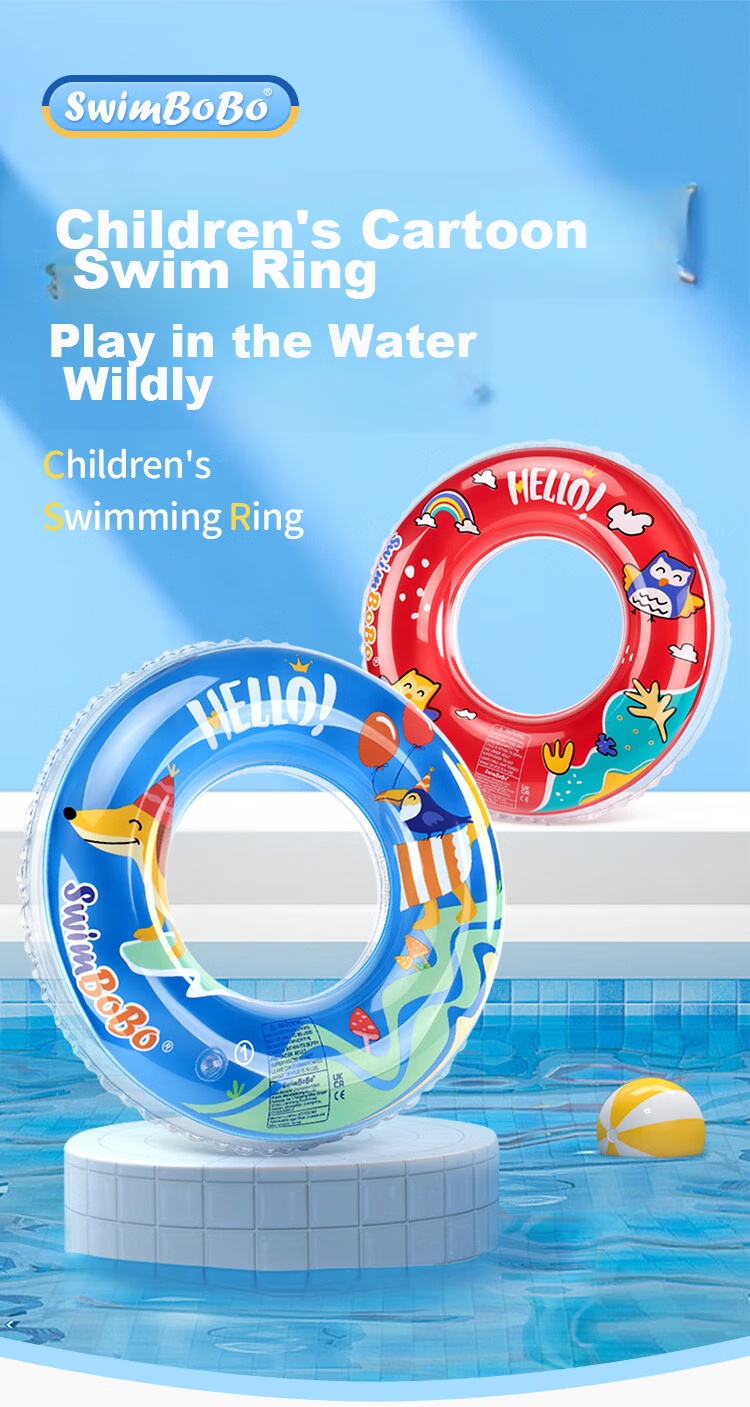 Swimbobo Children's Swim Ring, Kids' Armpit Float Ring for Ages 6 And Above, Boys And Girls Swim Ring K5101M Size 1