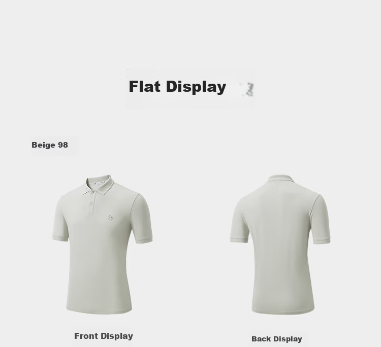 HLA Hailan Home Men's Short Sleeve Polo 26 Summer Sports Cooling Moisture-Wicking Shirt 8