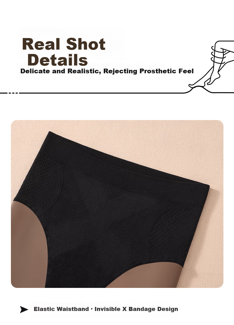 GRACEWELL Black Sheer Leg Magic Slimming High-Waist Shaping Tights for Women, Seamless Nude Pantyhose, Sexy Fleece-Lined Warm Leggings 7