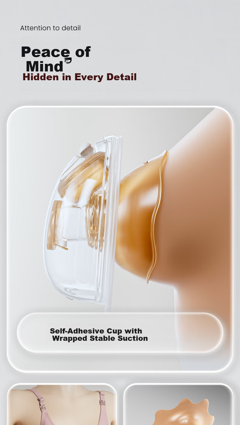 Xinbei Electric Breast Pump Hands-Free Pain-Free Fully Automatic Portable Neck-Hanging Double-Sided High Suction 8168-1 10