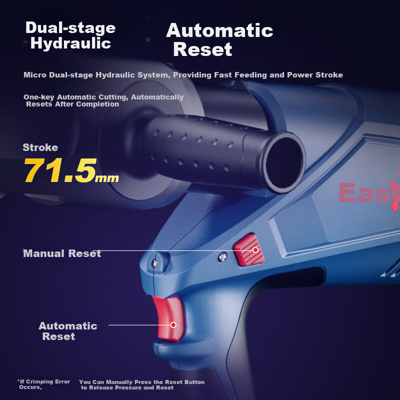 Dongcheng 20V Electric Hydraulic Cutter DCYJ120E Cordless Hydraulic Cable Cutter Multifunctional Wire Cutter Pliers