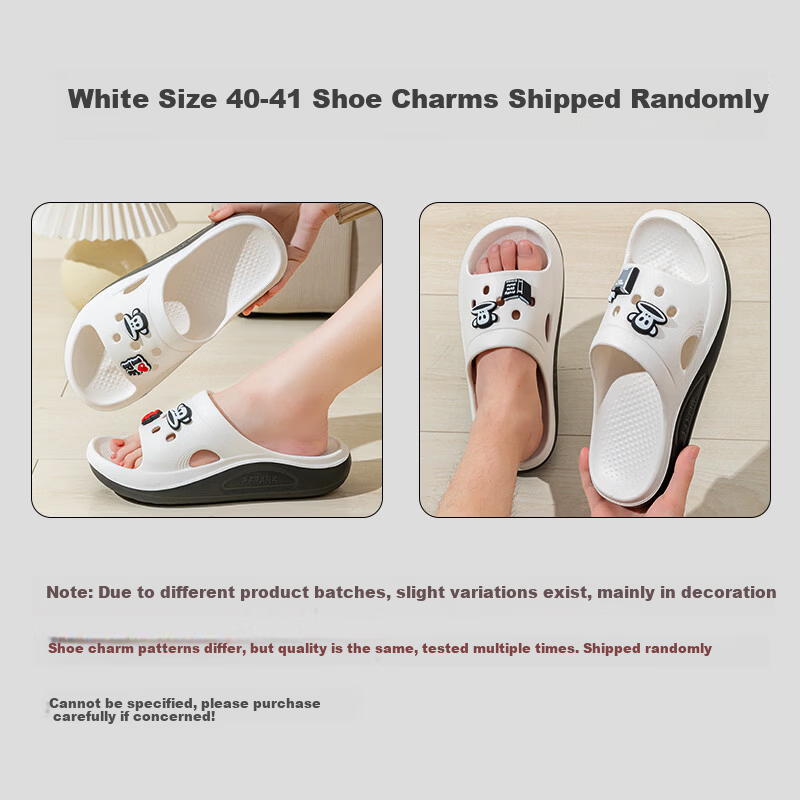 Paul Frank Women's Bathroom Slippers Soft Sole Home Thick Sole Lightweight Outdoor Men's Slippers 6321 Milk Apricot Size 36-37 1