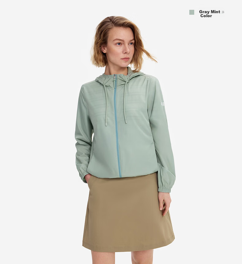 AIGLE Women's Outdoor Ultra-Lightweight Sun Protection UPF50+ Jacket BT53 Spring/Summer 2026 New Arrival 6