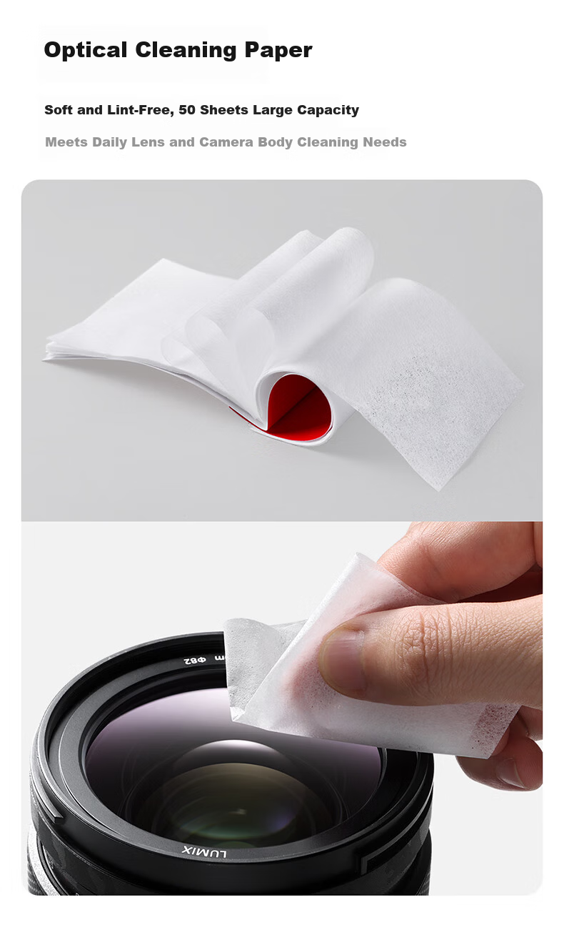 Ulanzi 10-in-1 Camera Cleaning Kit for Sony Canon Nikon Fuji CCD CMOS Sensor Cleaning Swabs Lens Cleaning Cloth Cleaner Soft Brush Silicone Air Blower 12