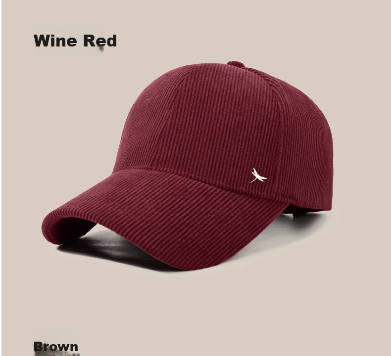Red Dragonfly Women's Autumn Winter Warm Baseball Cap Korean Style Outdoor Sunshade Sunscreen Large Head Circumference Slim Face Duckbill Hat 18