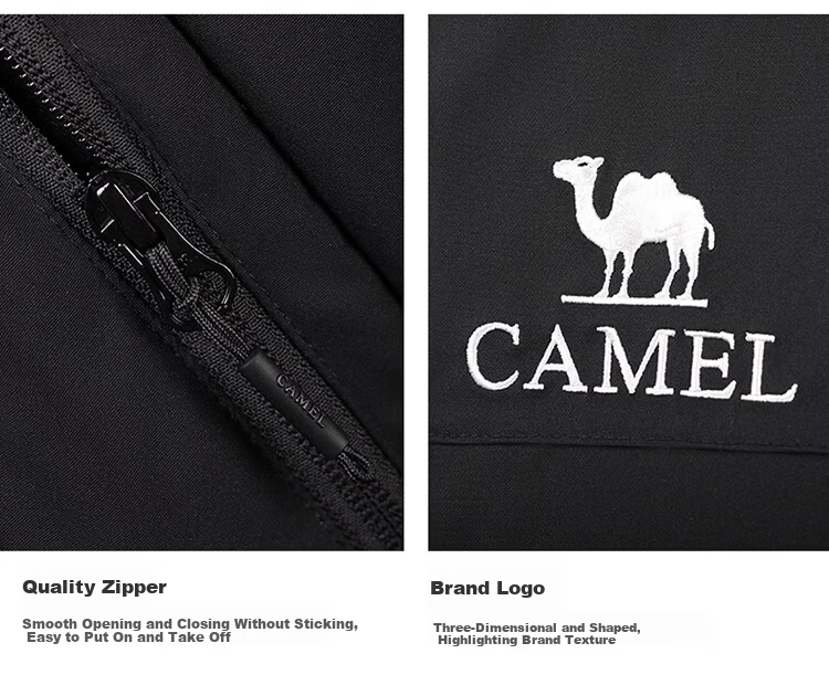 CAMEL Outdoor 3-in-1 Jacket Thickened Goose Down Warm Windproof Waterproof Mountaineering Coat S 39