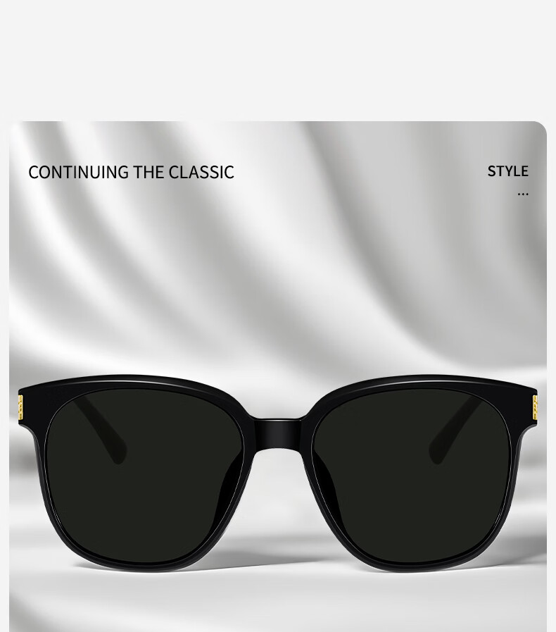 Disney Women's UV Protection Sunglasses 2026 New Trendy Unisex Outdoor Driving Black Frame Sunglasses 7