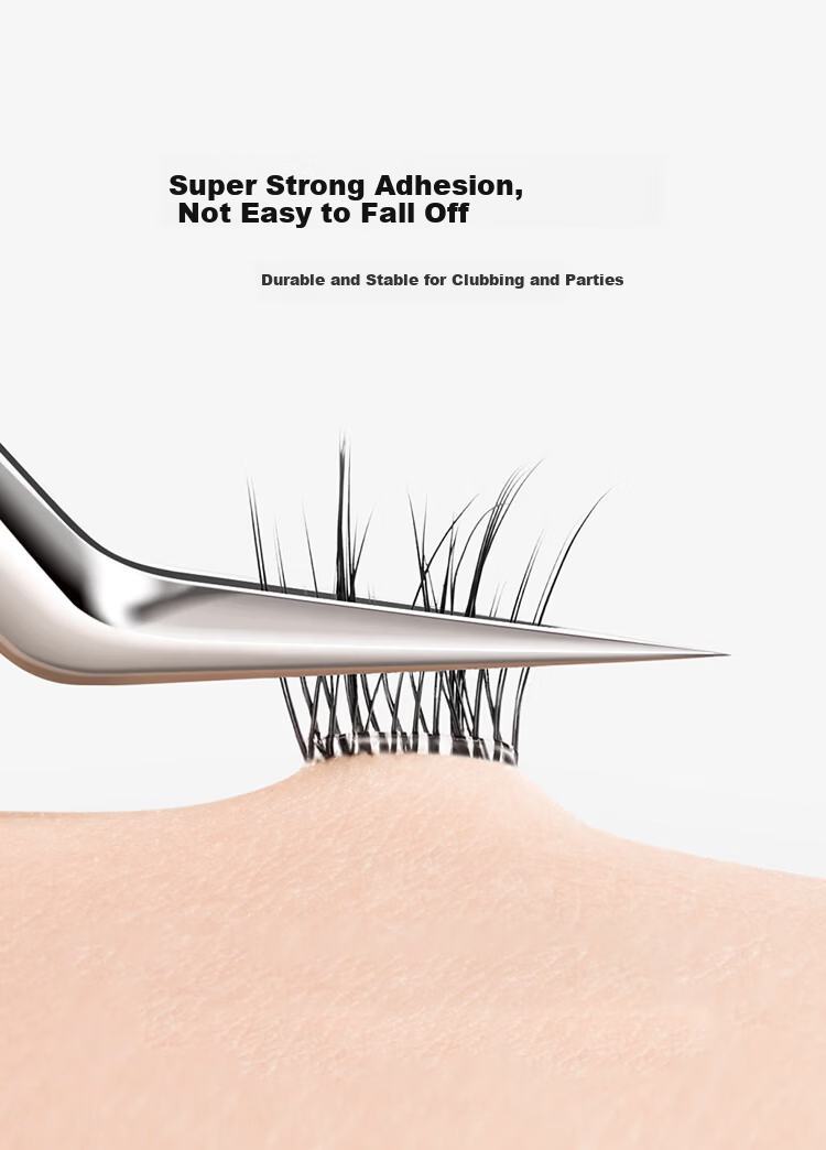 Meifuyu Glue-Free False Eyelashes Lively Camellia 120 Clusters Natural Self-Adhesive Eyelashes for Beginners MF8039 8