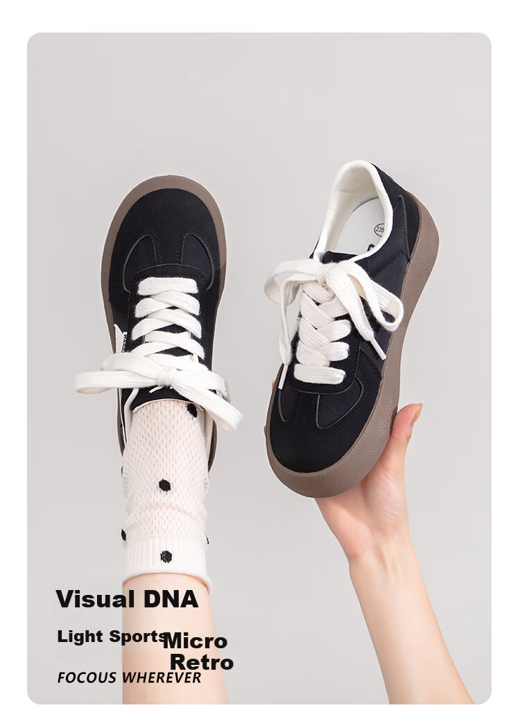 Warrior Women's Thick-Soled Canvas Shoes Retro Versatile Sneakers Lightweight Casual Shoes H896BR Gray/Silver/Beige Size 35 10