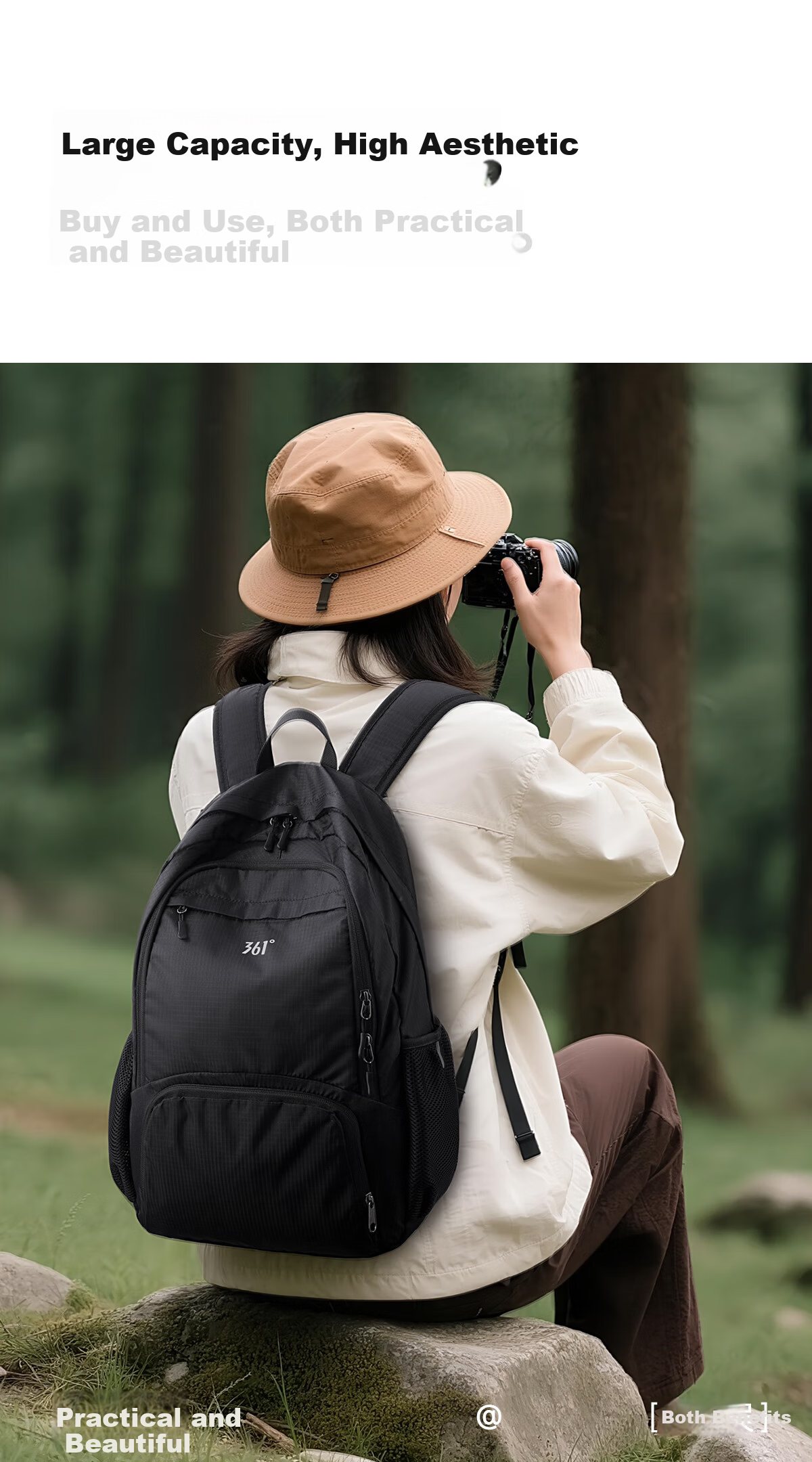 361° Outdoor Women's Backpack 2026 New Lightweight Large Capacity Travel Hiking Lightweight Mountaineering Bag 19