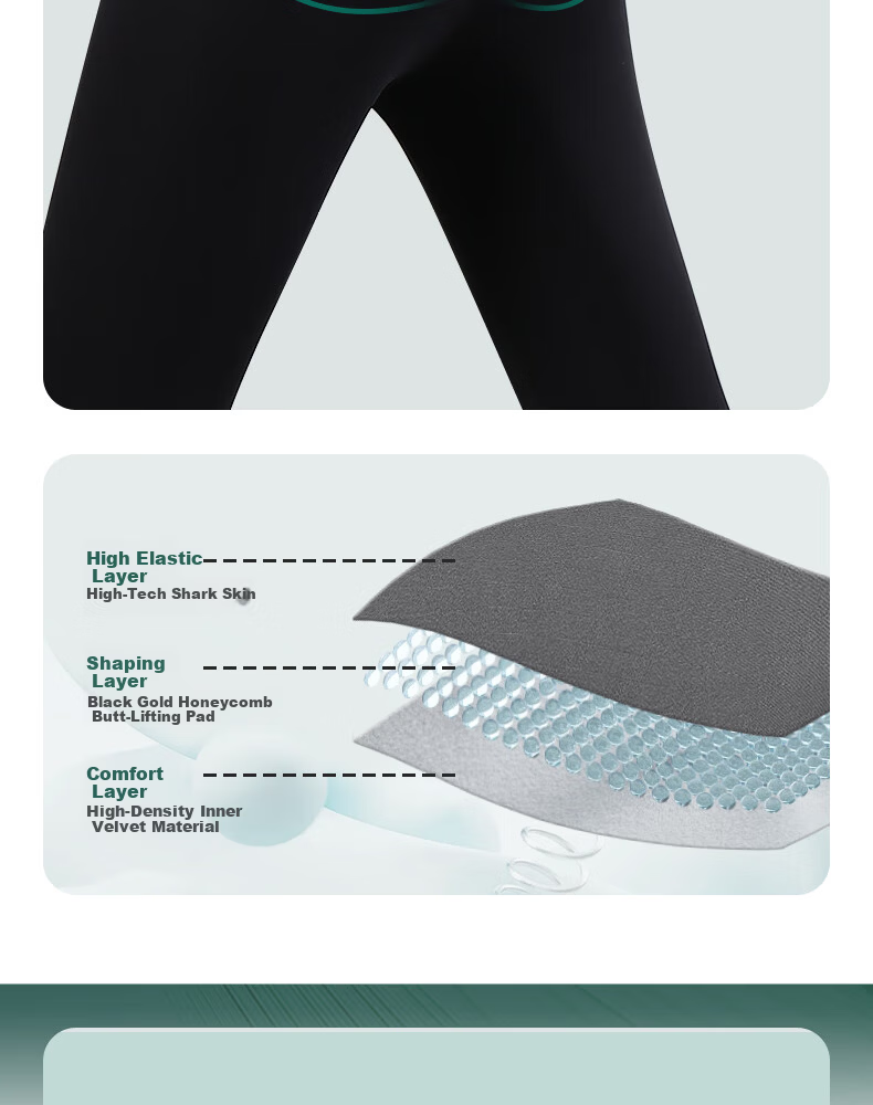 HR Women's Shark Pants Outerwear Leggings High Waist Slimming Tummy Control Hip Lifting Shaping Advanced Gray M 9