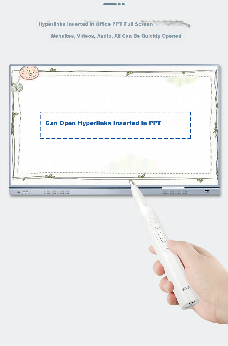 Whistler i6 White Flip Pen Red Laser Pointer Multifunctional PPT Remote Control Pen Telescopic Teaching Pointer Teacher's Whiteboard Writing Touch Pen Rechargeable Projection Pen for Meetings and Pres 10