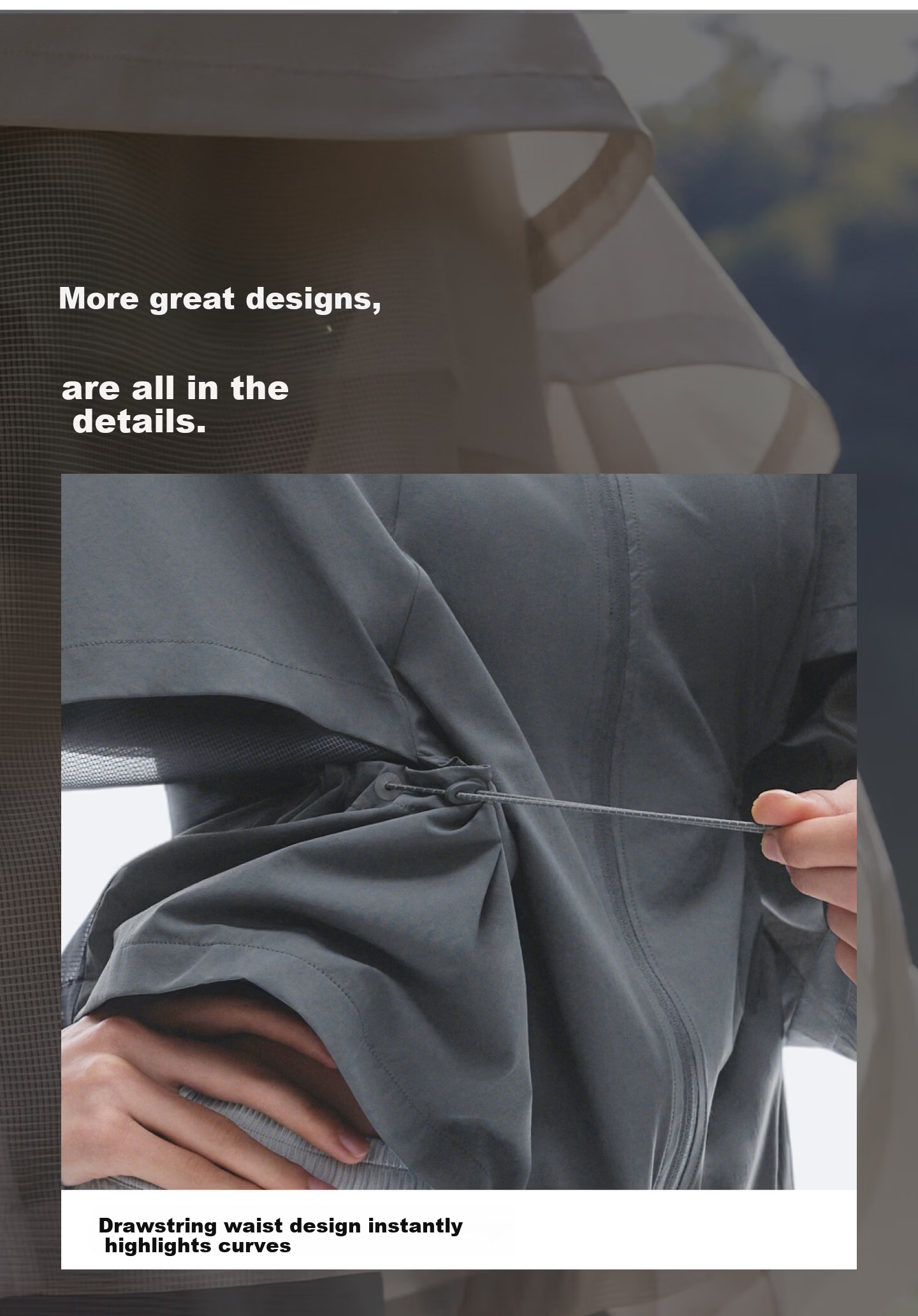 Banana Under Women's Sunscreen Jacket Lightweight UV Protection Shawl Style 26 Spring Summer New TS005 Dark Blue Gray S 25