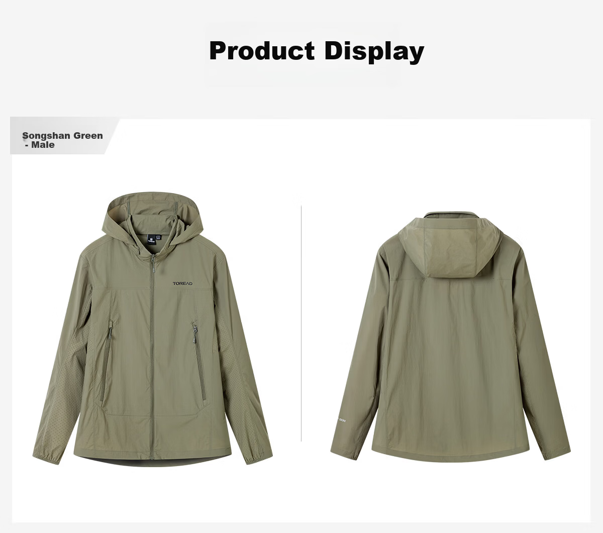 TOREAD Women's Sunscreen Jacket 26 New Outdoor Breathable Skin Jacket UV Protection UPF50+ Sun Protection TAZZBO82763 26