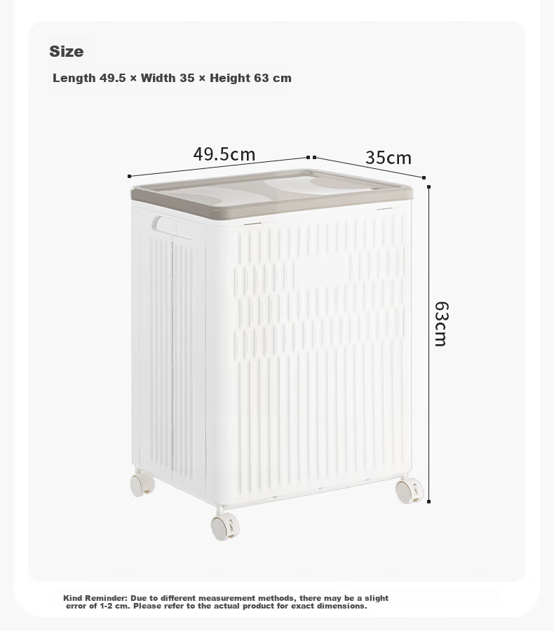 Xitianlong Foldable Toy Storage Box with Wheels Large Capacity Thickened Clothes Organizer Large Size 1 Piece 9