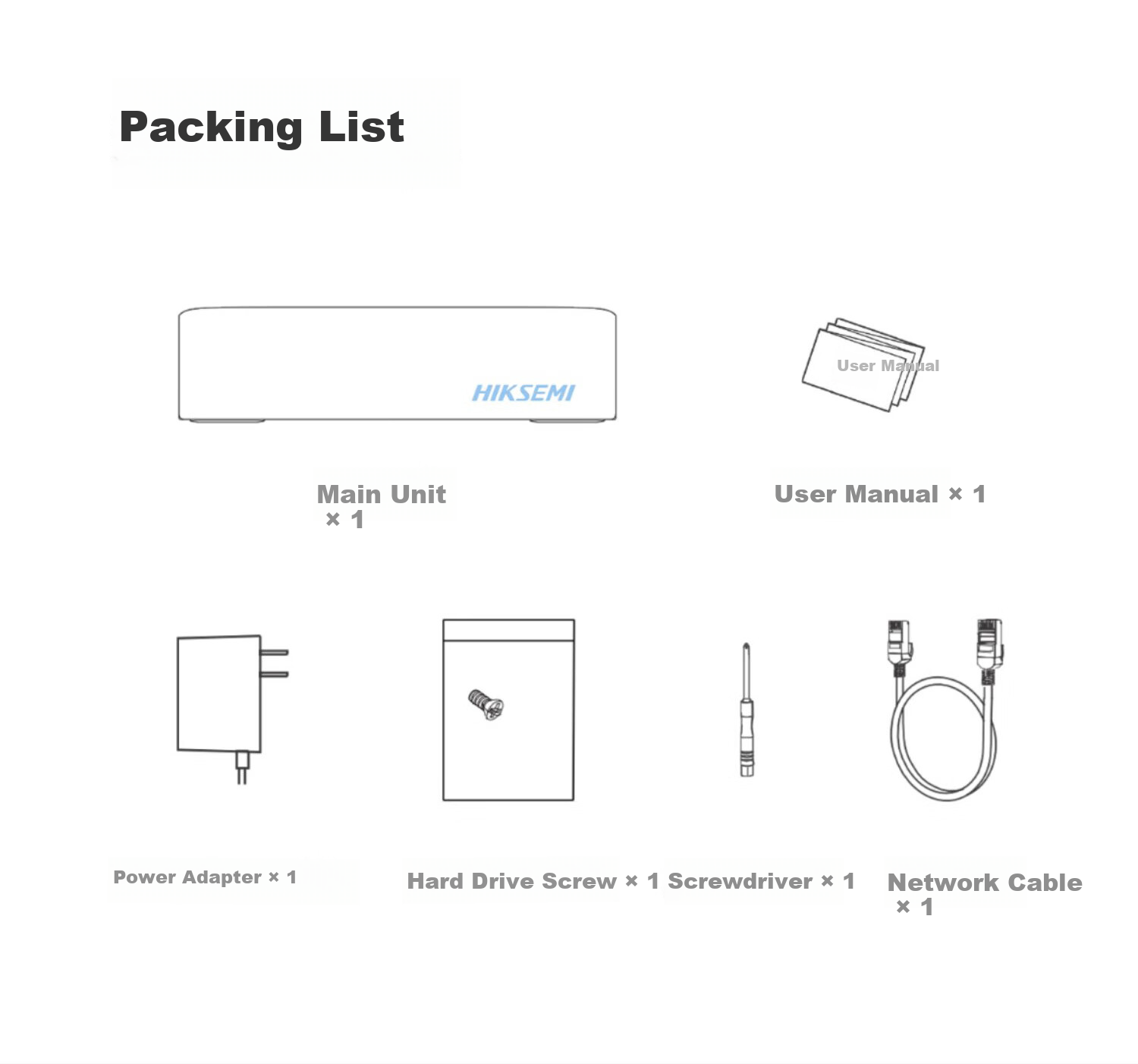 HIKSEMI Hikvision Private Cloud S1 Single-Bay NAS Network Storage Personal Home NAS Network Drive Photo Backup File Sharing Mobile Expansion Surveillance Recording Remote Access 26