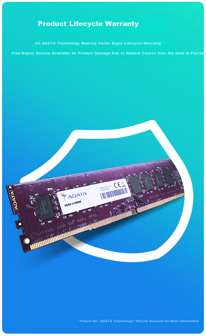 ADATA XPG Weilong Z1 DDR4 3600 16GB Gold Desktop Memory *2 8