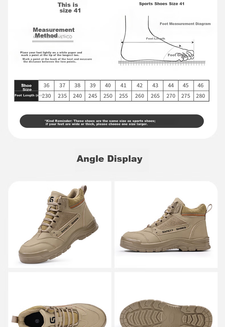 Jingtu Men's High-Top Insulated 10KV Anti-Smash Anti-Puncture Work Electrician Safety Shoes E3087BK-J Size 41 14