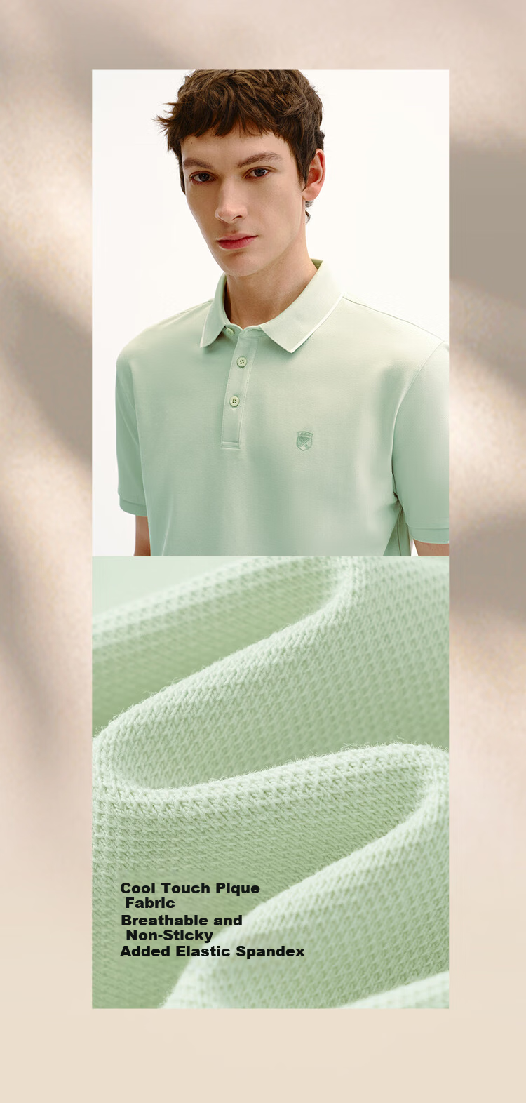 Semir Mall Same Style | Men's Summer 2026 Cooling Breathable Short Sleeve Polo Shirt Commuter Top 101326115102 3
