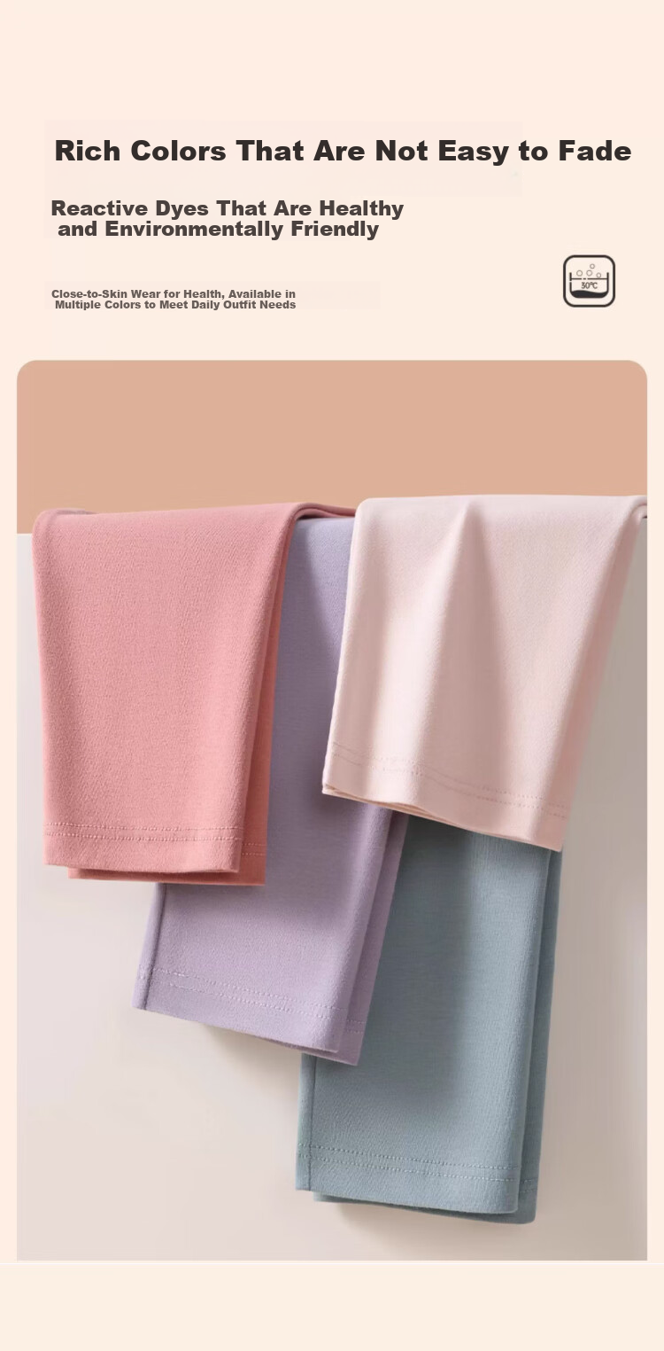 LangSha Women's Thermal Pants Pure Cotton Autumn Winter 10A Antibacterial Mite-Resistant Inner Wear Leggings Cotton Thread Cotton Wool Pants Thermal Underwear 9