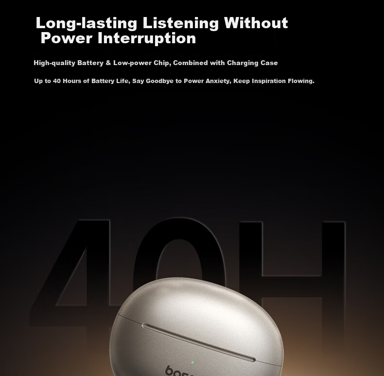 Baseus MC1 Pro AI Translation Bluetooth Earphones [Celebrity Edition] Clip-On Open-Ear Sports Call Noise-Cancelling Bone Conduction for Huawei and Apple Phones 27
