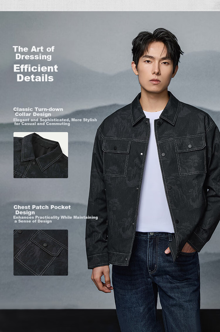 HLA Men's Jacket Shanghai Fashion Week Autumn Coat 6