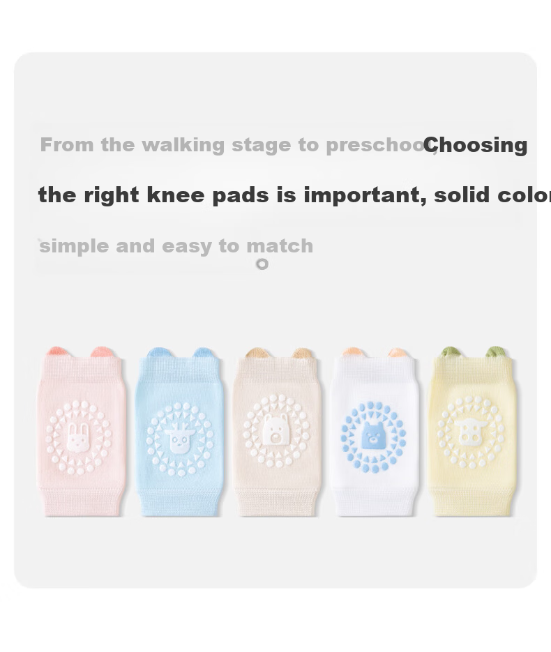 Growth Baby Knee Pads Crawling Protector Mesh Thin Summer Toddler Anti-Fall Non-Slip Floor Leg Guards Socks 8