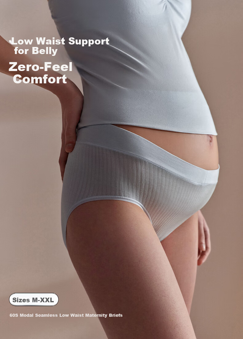 Ubras 60S Modal Seamless No-Trace Comfortable High-Elastic Low-Waist Women's Triangle Panties Valentine's Day 1