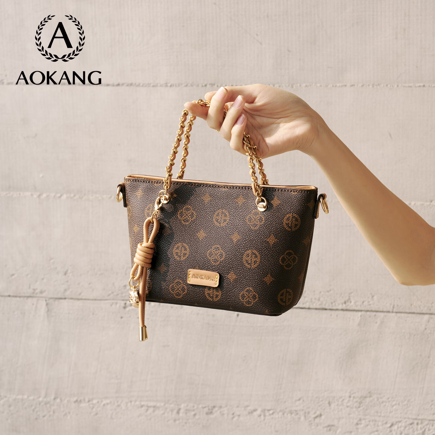 Aokang Women's Bag 2026 Trendy Retro Small Handbag Luxury Crossbody Shoulder Bag Birthday Gift for Girlfriend Wife