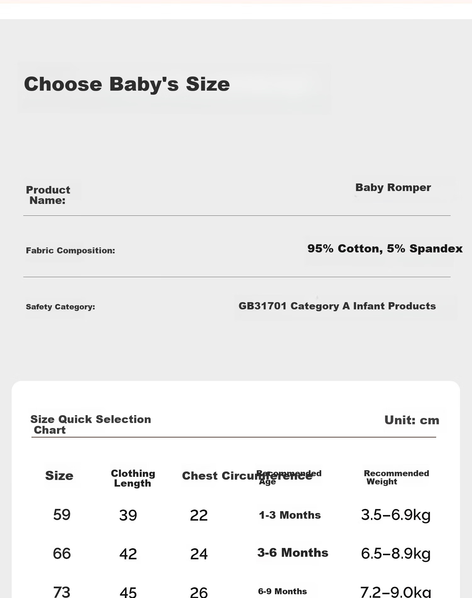 Baby Infant Cotton Romper Spring Autumn Newborn Long Sleeve Bodysuit Four Seasons 12