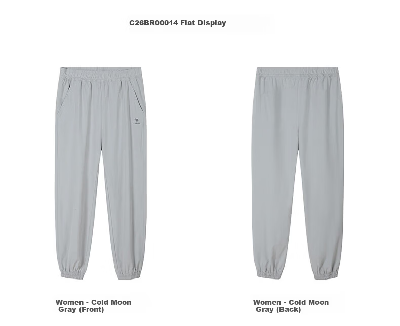 CAMEL Quick-Dry Breathable Men's Sports Pants Ice Cooling Sun Protection Jogger Casual Pants Phantom Black XXL C16BA6L6011 14