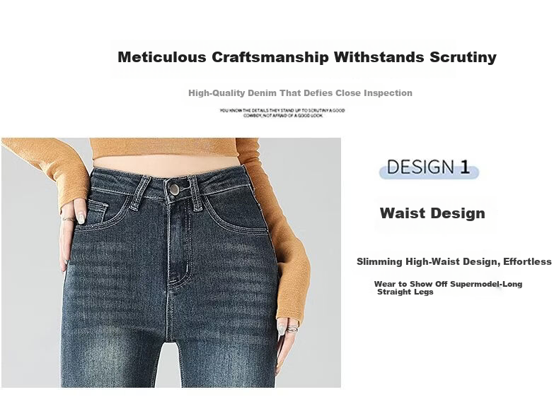 Jeanswest Women's Summer Trendy Straight-Leg Stretch Slim Fit Blue-Grey Cigarette Pants 2XL 6