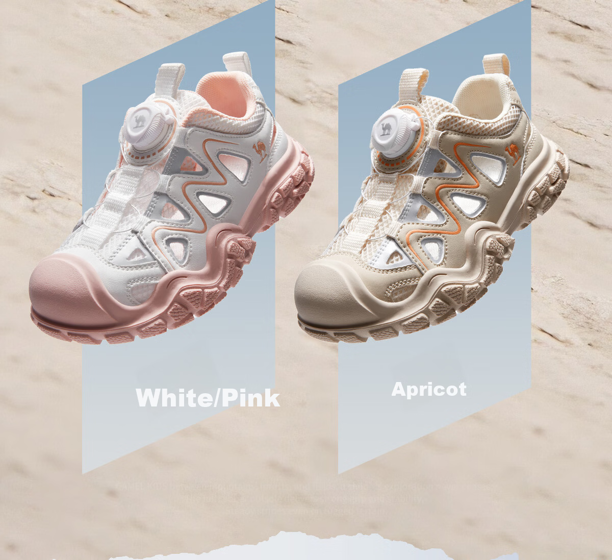Camel Kids Hiking Shoes Spring Summer Creek Shoes Cute Outdoor Non-slip Toe Protection Sandals for Older Children and Parent-Child Models 6