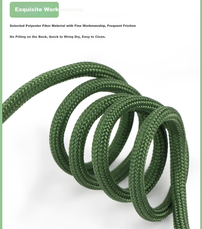 Locroyon RL112 9-Core Paracord Multifunctional Survival Paracord Bundling Rope Emergency Rope Military Green 31m with Double Hooks 10