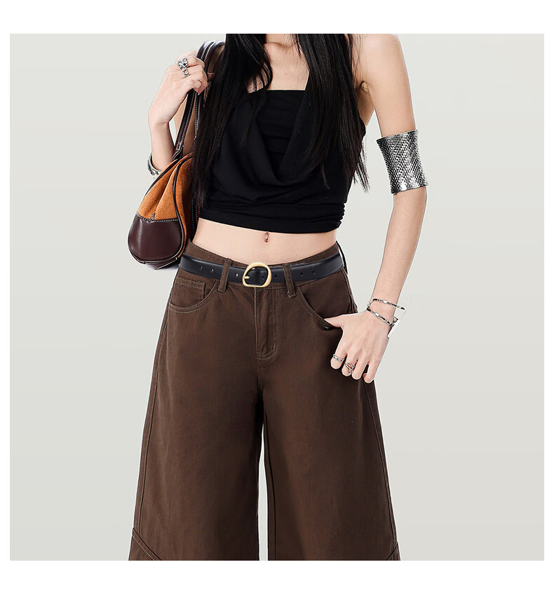 TUCANO Women's Leather Jeans Belt Casual Versatile Pin Buckle Waistband Female Decorative Birthday Gift for Girlfriend 2