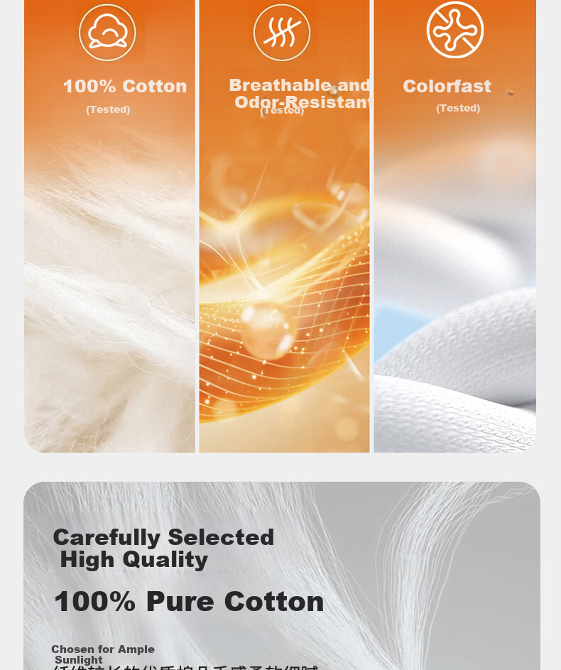 Yiershuang Plus Size 100% Cotton Women's Vest 2-Pack Odor-Resistant Breathable Cotton Tank Top for Plus Size 3